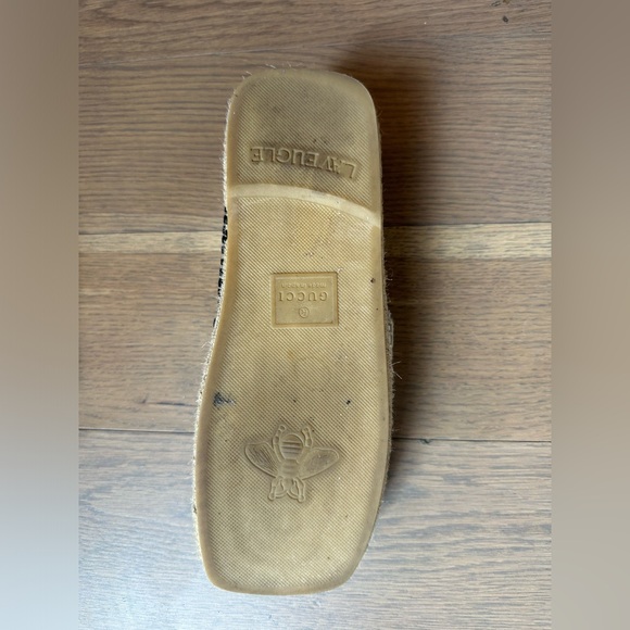 Gucci double G silver espadrille sandals - Picture 6 of 7